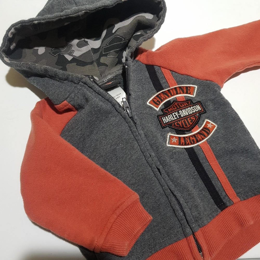 Babies Hoodie Harley Davidson